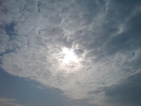 Sonne auf dem Weg nach Hamm