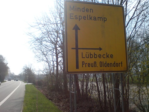 Kilometerfressen auf der Bundesstraße