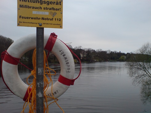 Rettung am Wannsee in Berlin